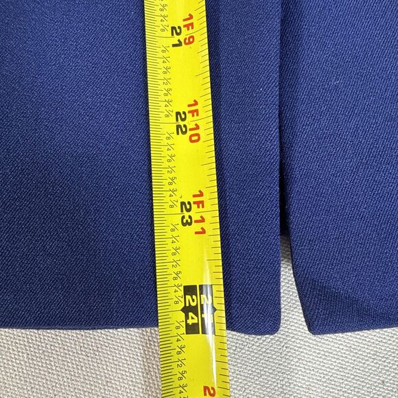 Monroe & Main Royal Blue Blazer Gold Buttons Women’s Size 10 NWT Career Jacket - Picture 7 of 14